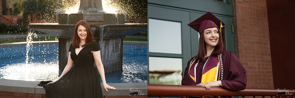 Example of Ciradessa's graduation portraits