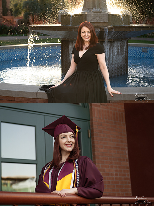 Example of Ciradessa's graduation portraits