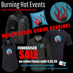 Burning Hot Events Merch Design