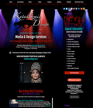 Kataklizmic Design, Home Page